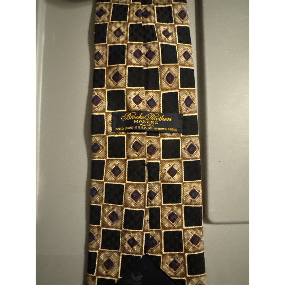 Mens All Silk Brooks Brothers Tie
